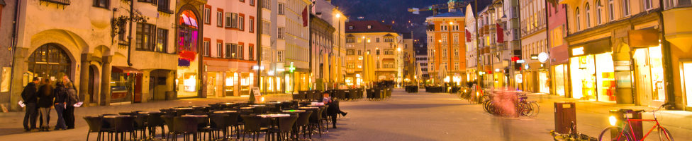 Blick Innsbrucker Innenstadt